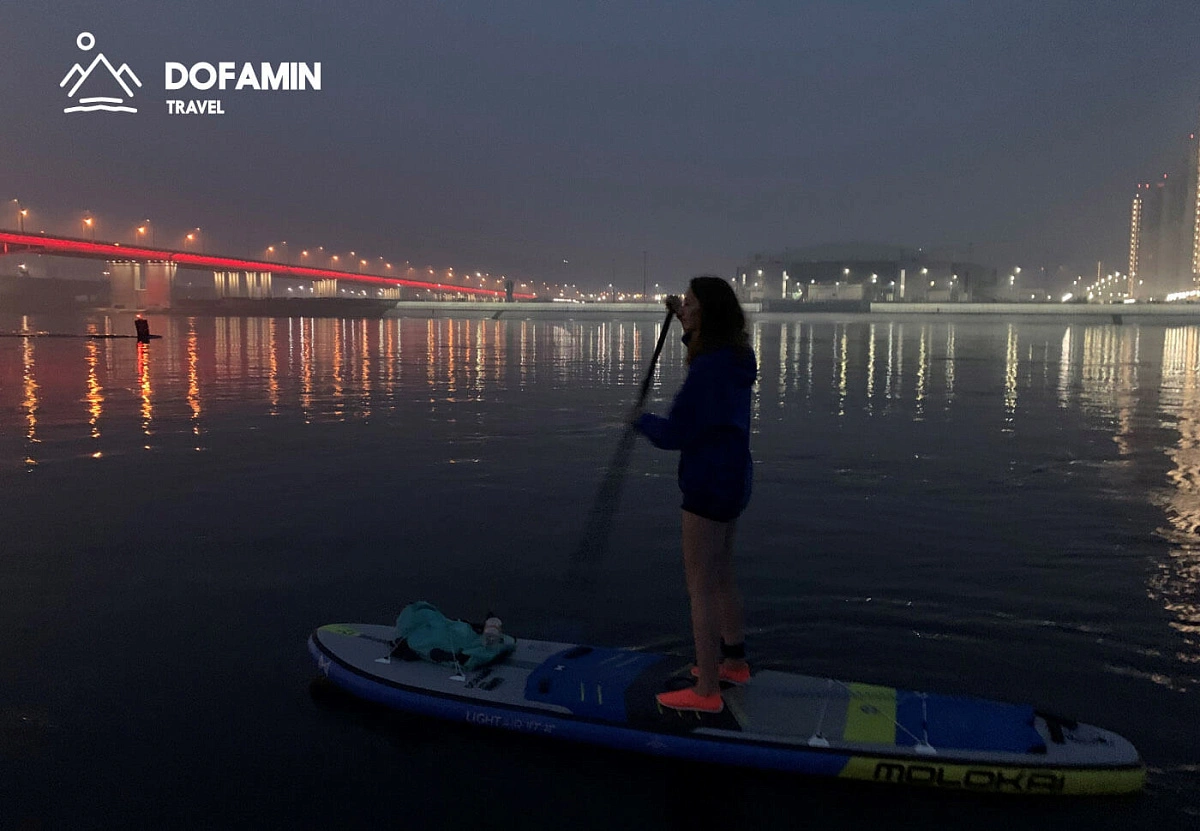 SUP-тур Свято-успенский мужской монастырь - Вантовый мост в Красноярске